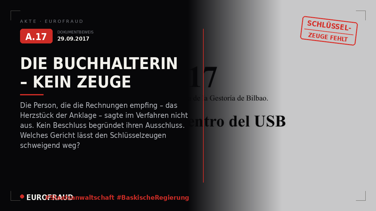 Tonaufnahme von Frau Rosa des Buchhaltungsbüros in Bilbao