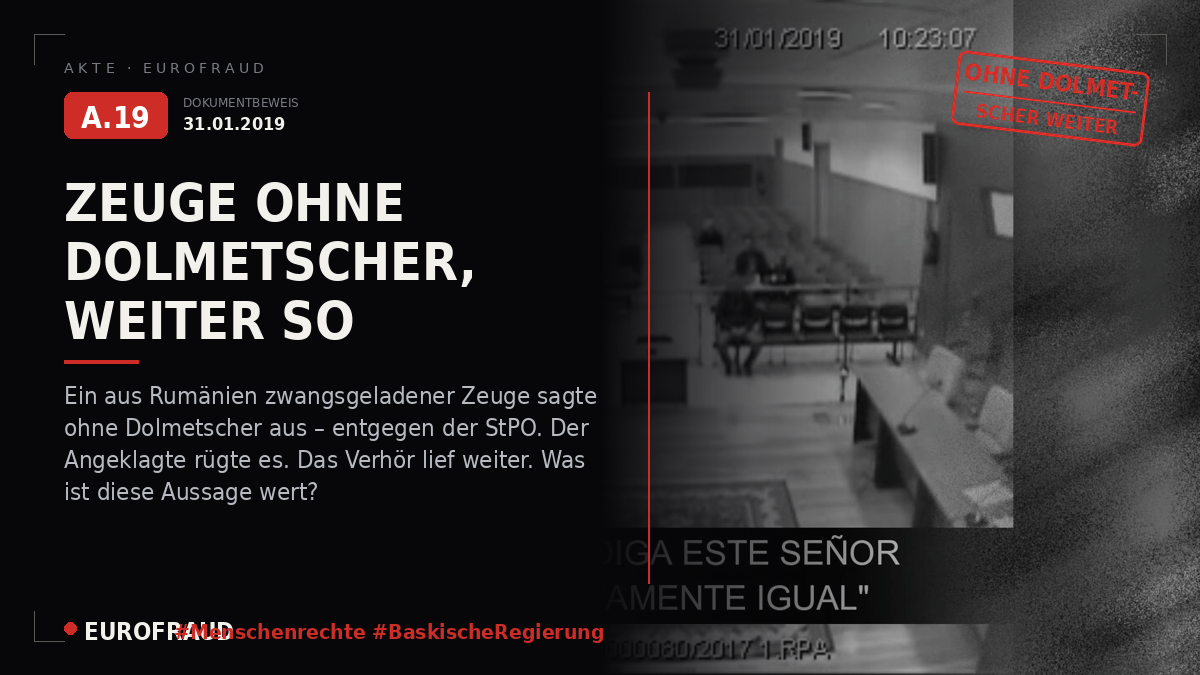 Video 2 - Verletzung der richterlichen Unparteilichkeit durch Desinteresse