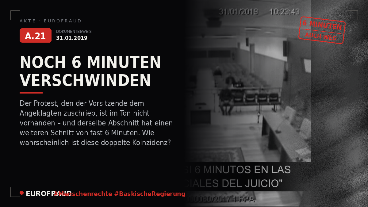 Video 3 - Auslassung entscheidender Beweise aus der Aufzeichnung