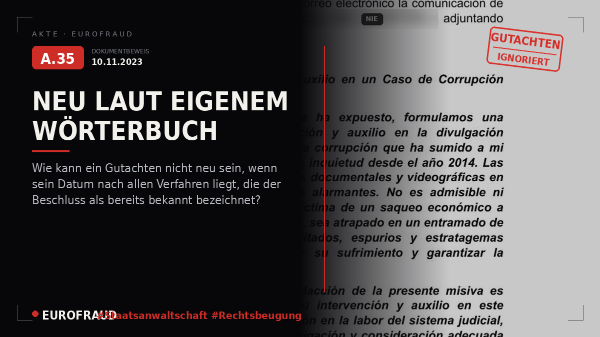 Einleitungsdekret des Leitenden Staatsanwalts von Bilbao