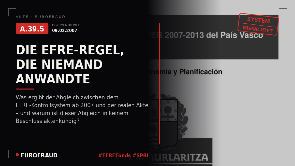Operationelles EFRE-Programm 2007-2013 des Baskenlandes