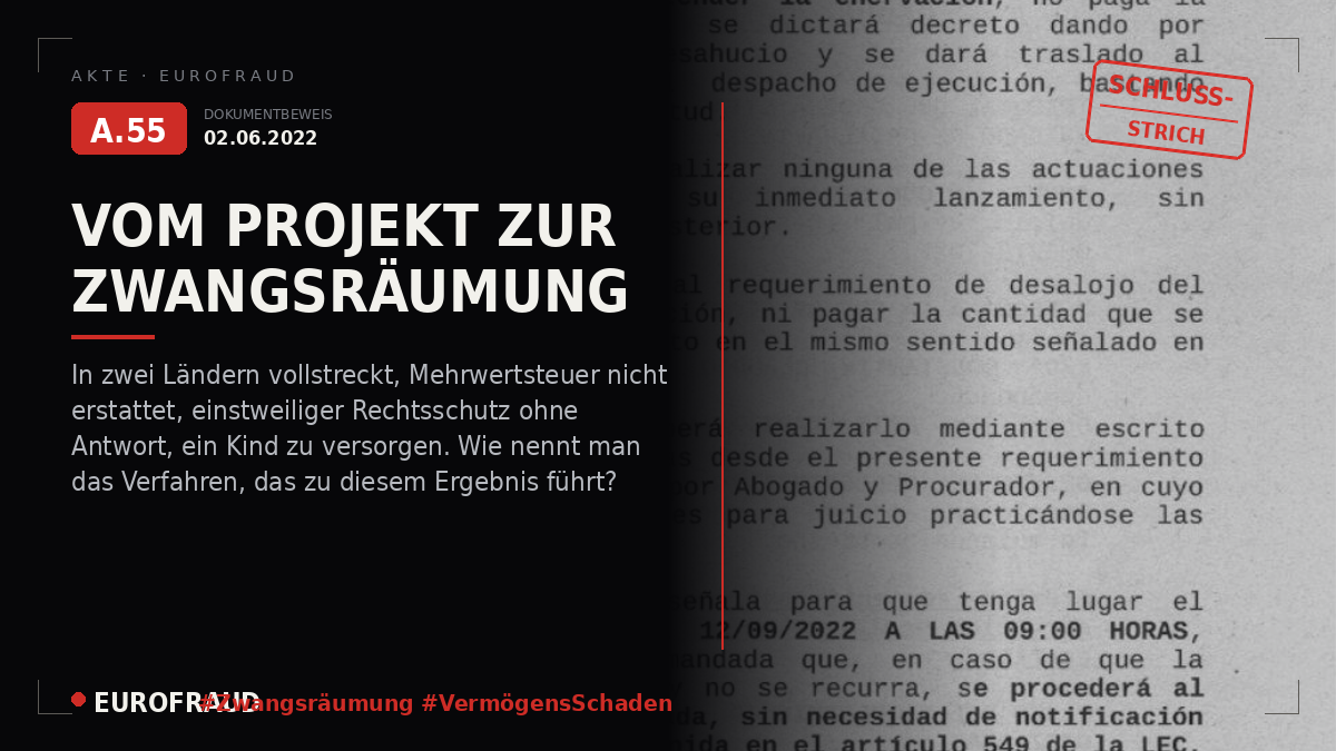 Zwangsräumung, Gericht erster Instanz Nr. 14
