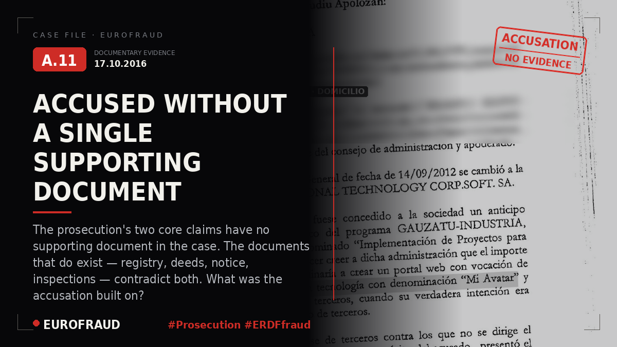 Action by the Bilbao Prosecutor's Office and formulation of the accusation