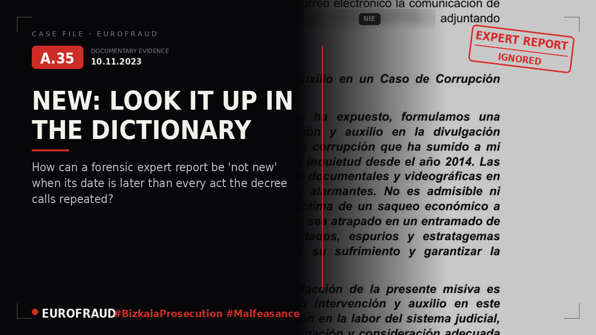 Decree of Initiation by the Chief Prosecutor of Bilbao