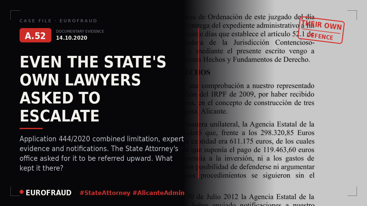 Contentious-Administrative Claim, No. 2 of Alicante