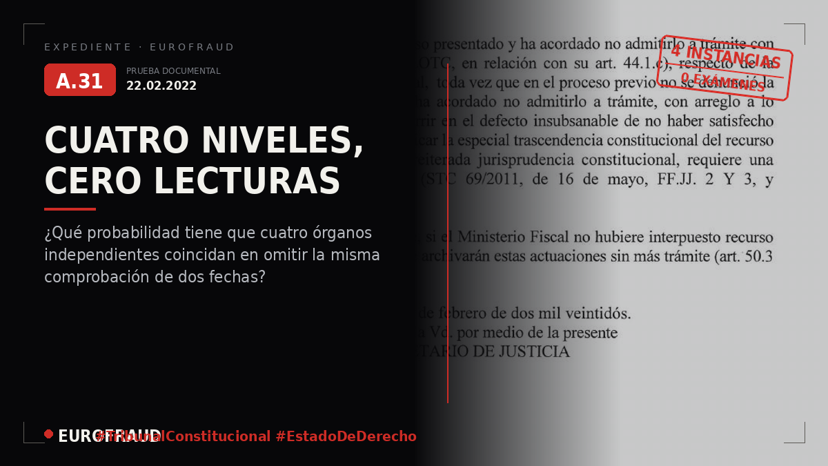 Resolución dictada por la sala 2a, del Tribunal Constitucional, el 22 de febrero de 2022