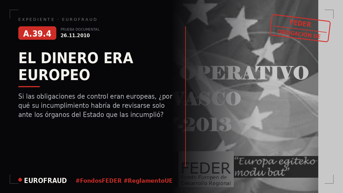 Programa operativo País Vasco 2007-2013 FEDER