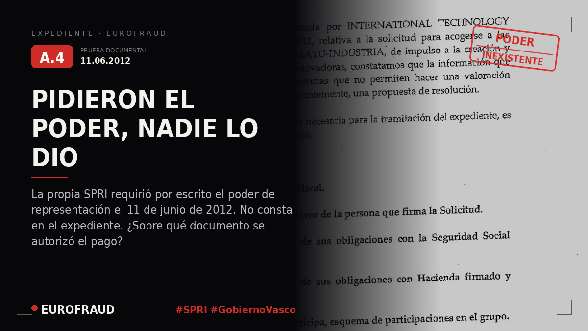 Requerimiento y Falta de poderes de representación