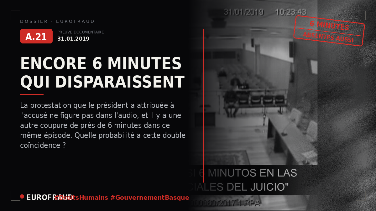 Vidéo 3 - Omission de preuves clés de l'enregistrement