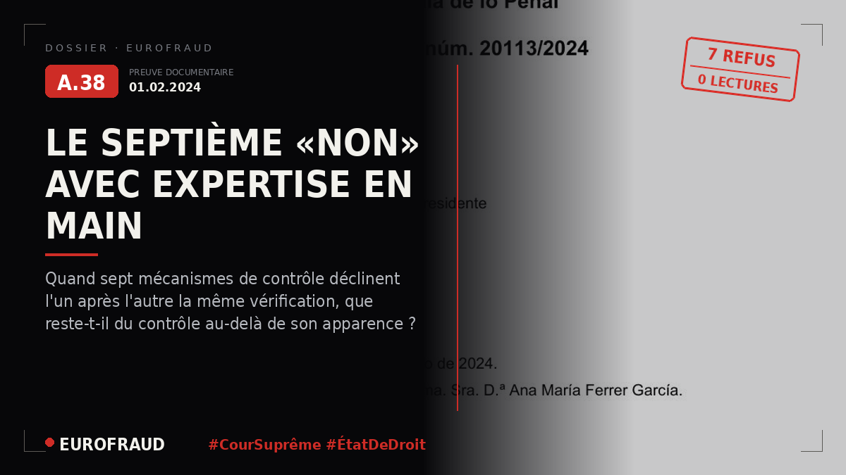 Résolution de non-admission rendue par le Tribunal suprême le 1er février 2024