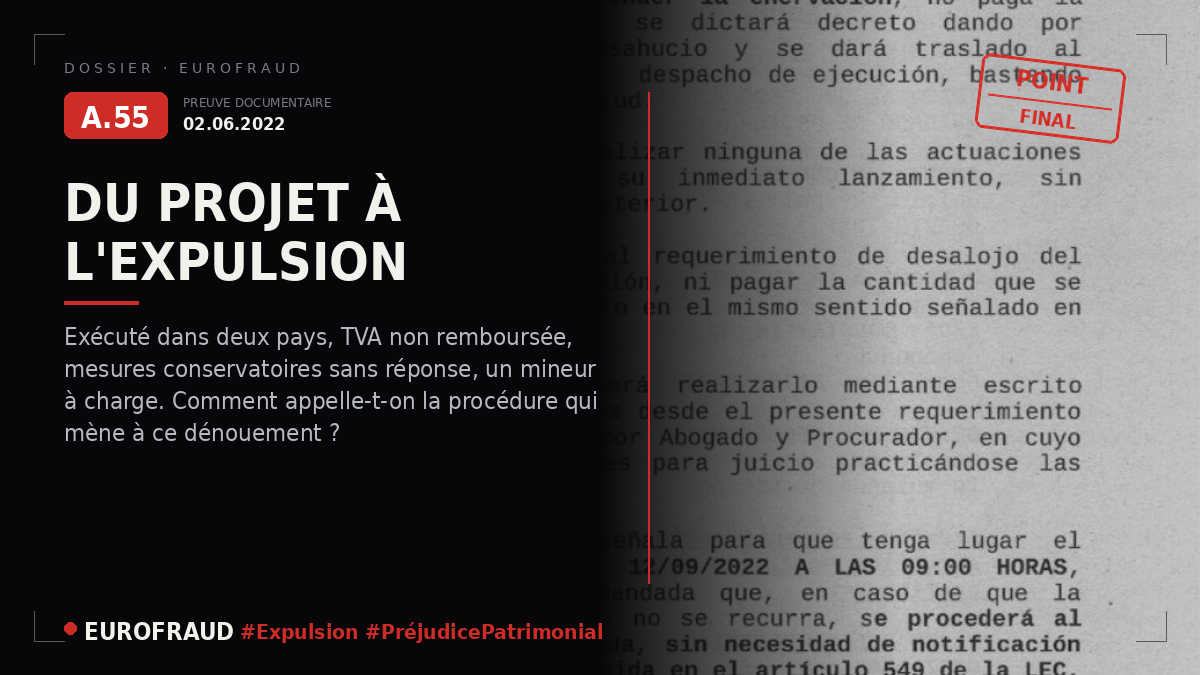 Expulsion, tribunal de première instance nº 14