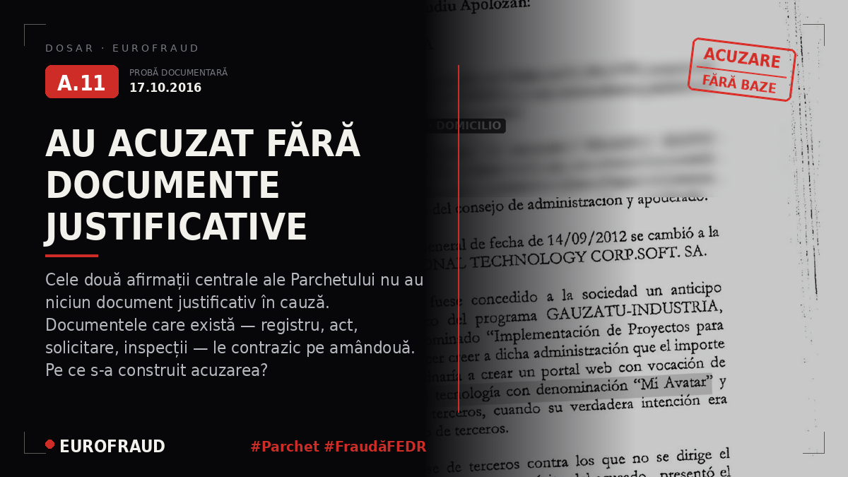 Acțiunea Parchetului din Bilbao și formularea acuzării