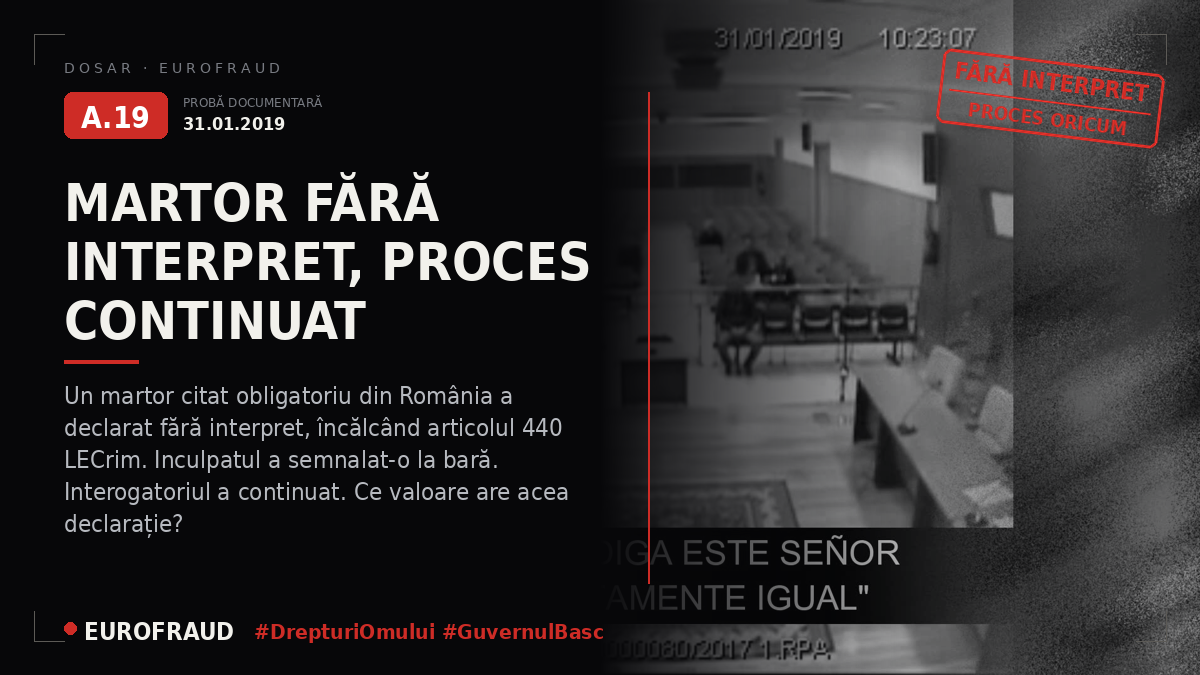 Video 2 - Încălcarea imparțialității judiciare prin dezinteres