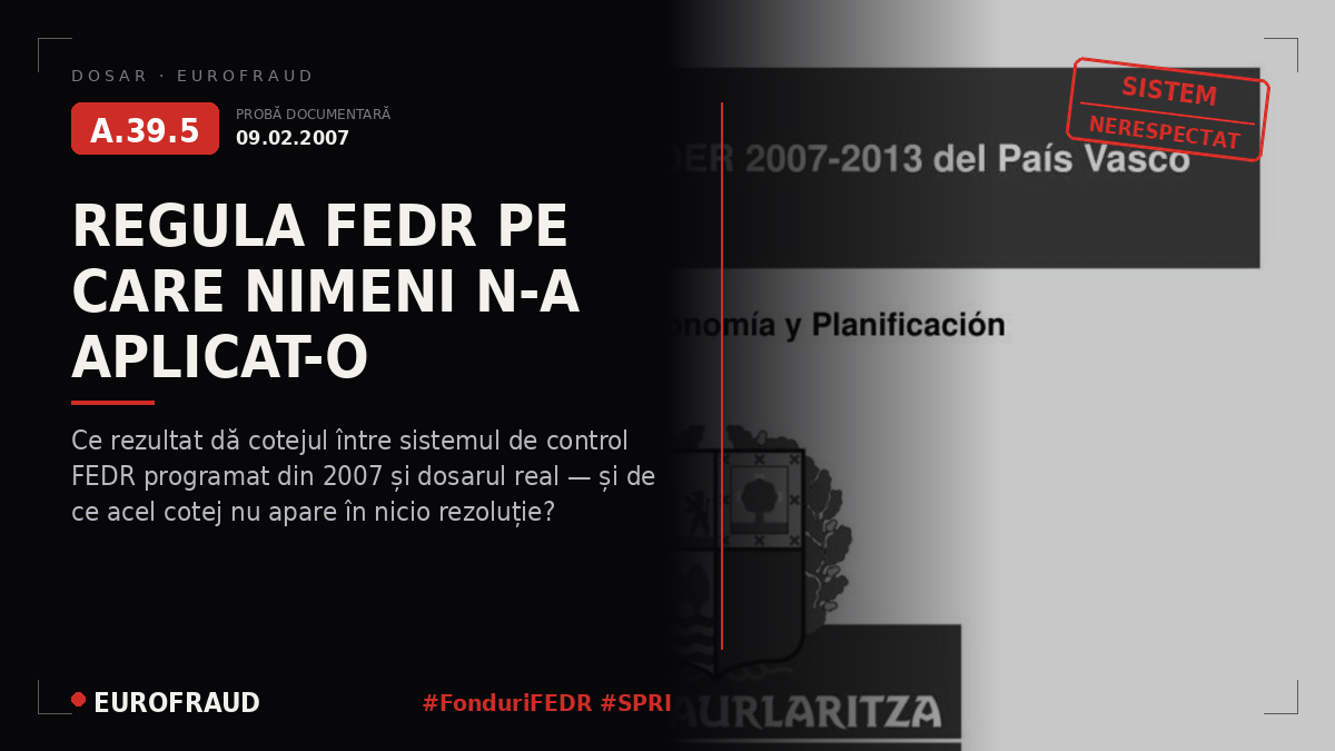 Program Operațional FEDR 2007-2013 al Țării Bascilor