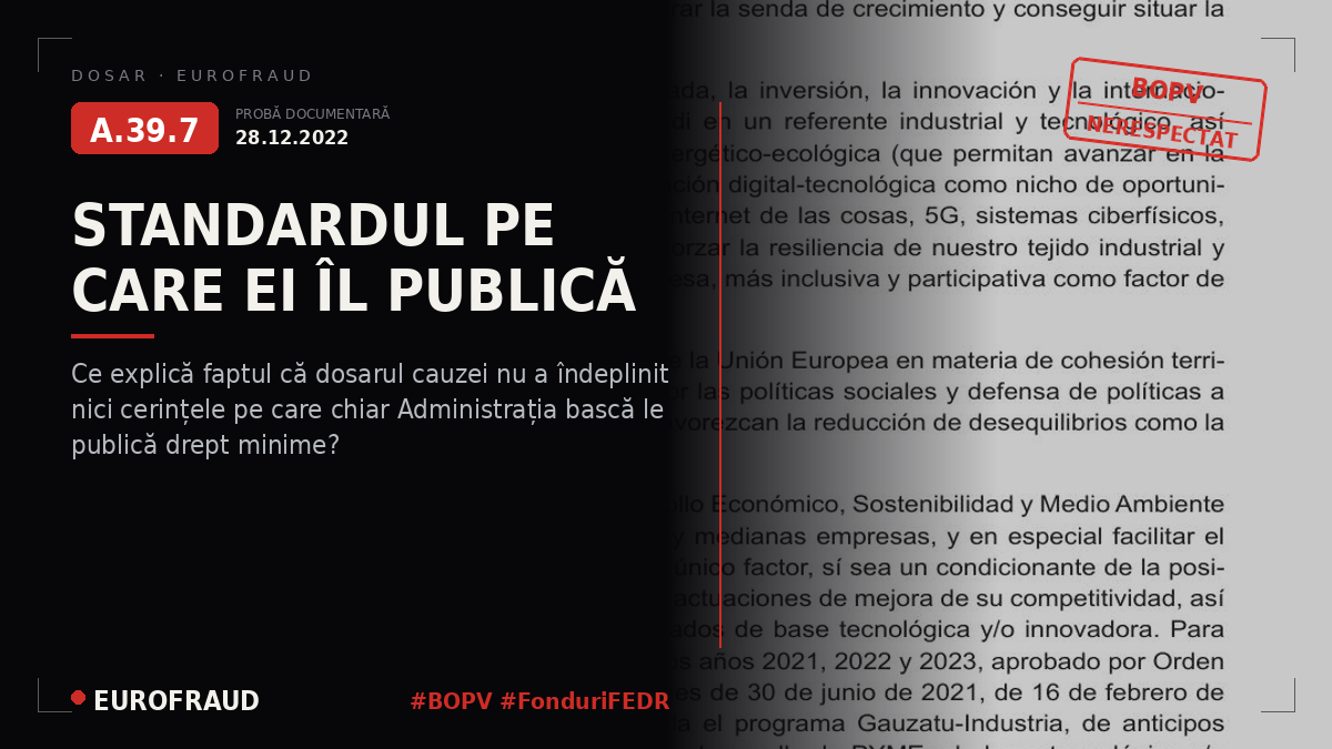 Monitorul Oficial al Țării Bascilor, FEDR
