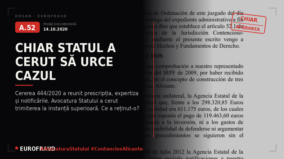 Acțiune de contencios-administrativ, nr. 2 din Alicante