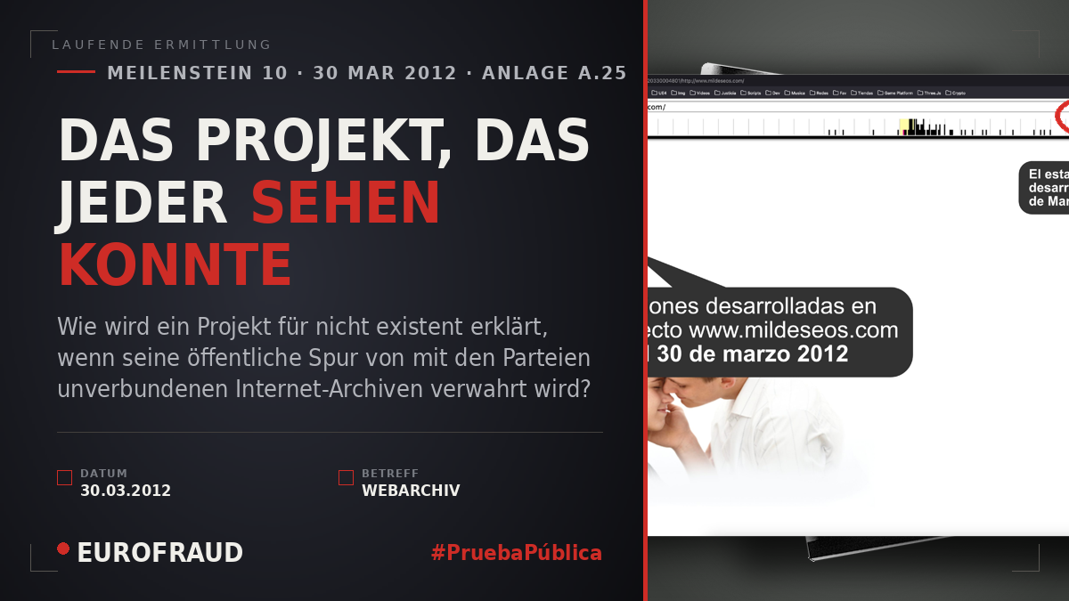 DAS PROJEKT, DAS JEDER SEHEN KONNTE