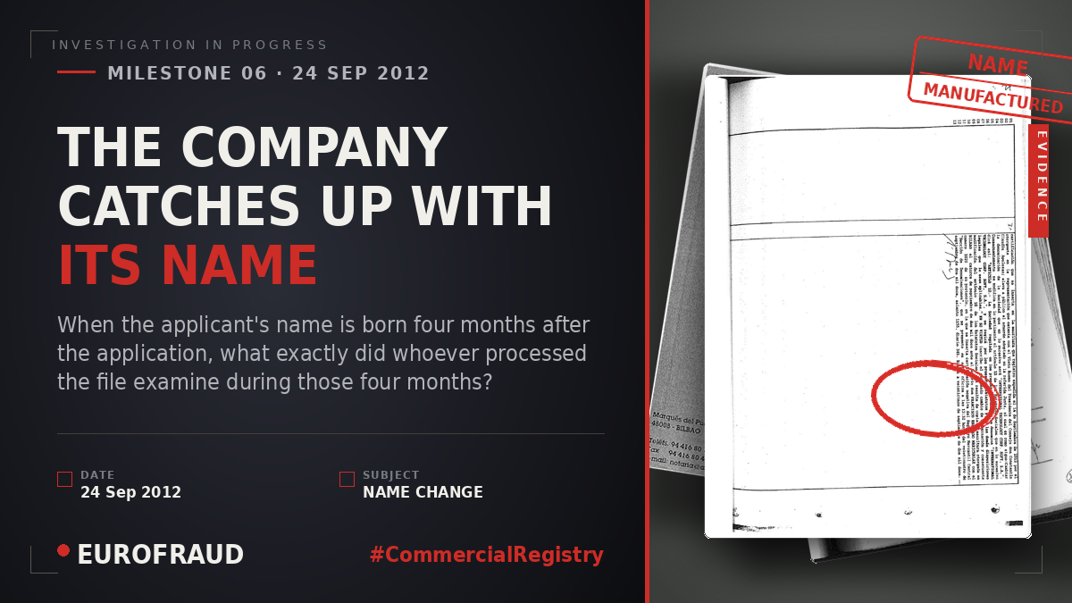 THE COMPANY CATCHES UP WITH ITS NAME