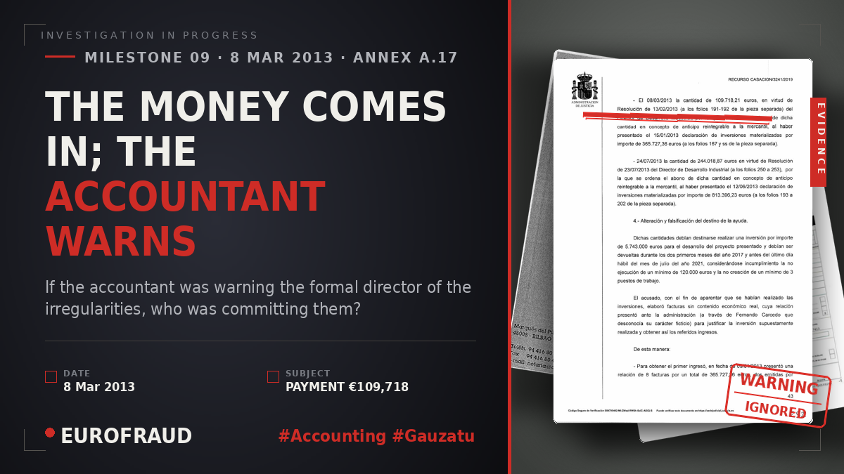 THE MONEY COMES IN; THE ACCOUNTANT WARNS