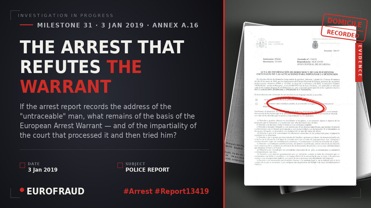 THE ARREST THAT REFUTES THE WARRANT