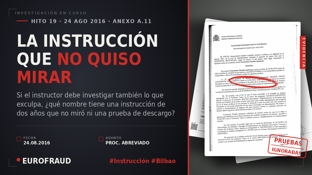 LA INSTRUCCIÓN QUE NO QUISO MIRAR