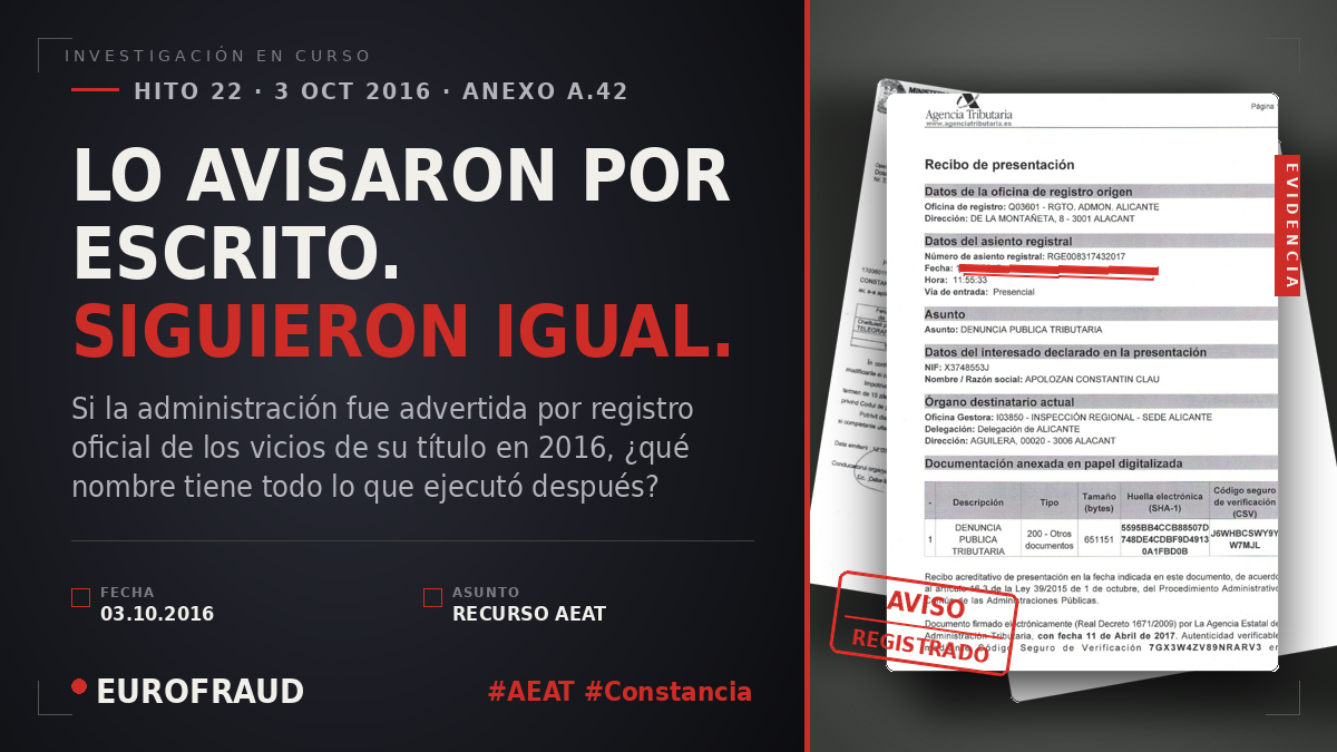 LOS RECURSOS QUE AVISARON A TIEMPO