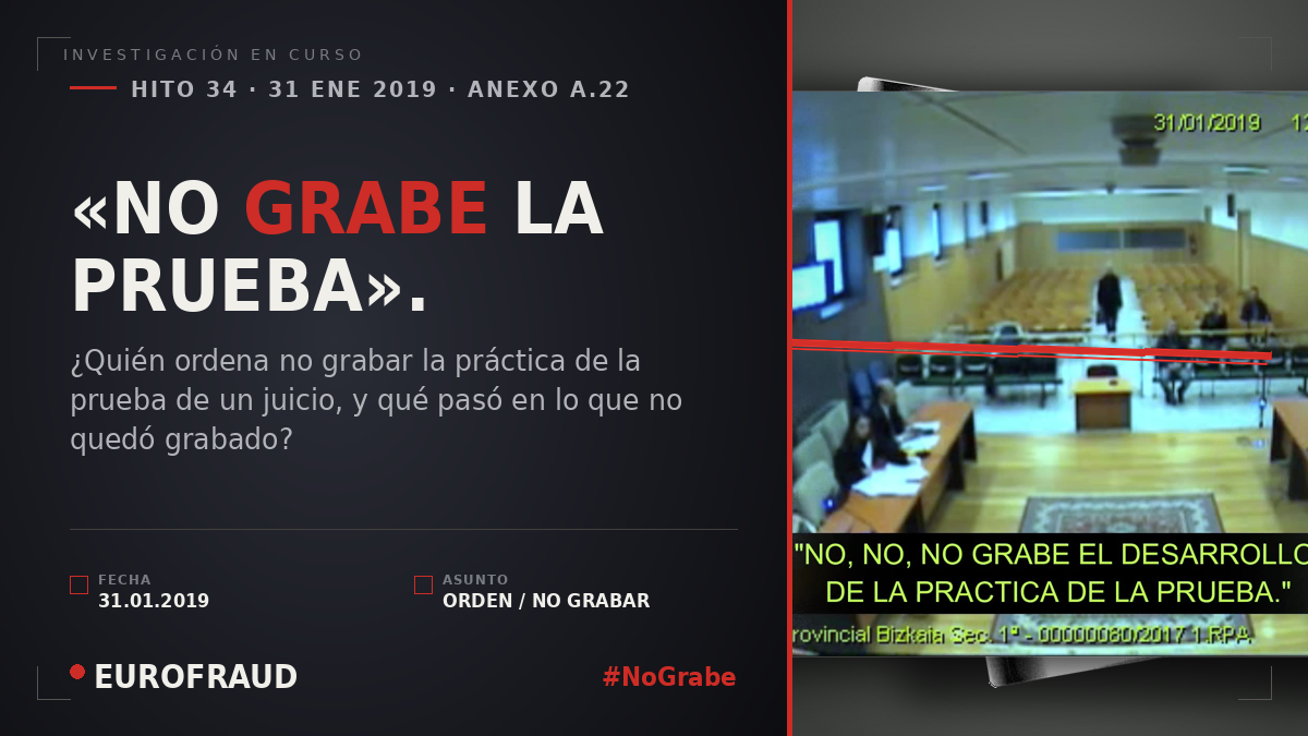 OCHO SEGUNDOS: "NO GRABE EL DESARROLLO DE LA PRÁCTICA DE LA PRUEBA"
