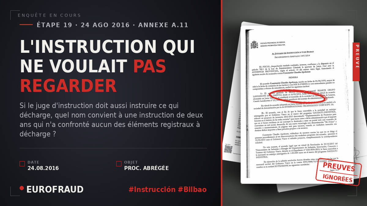 L'INSTRUCTION QUI NE VOULAIT PAS REGARDER