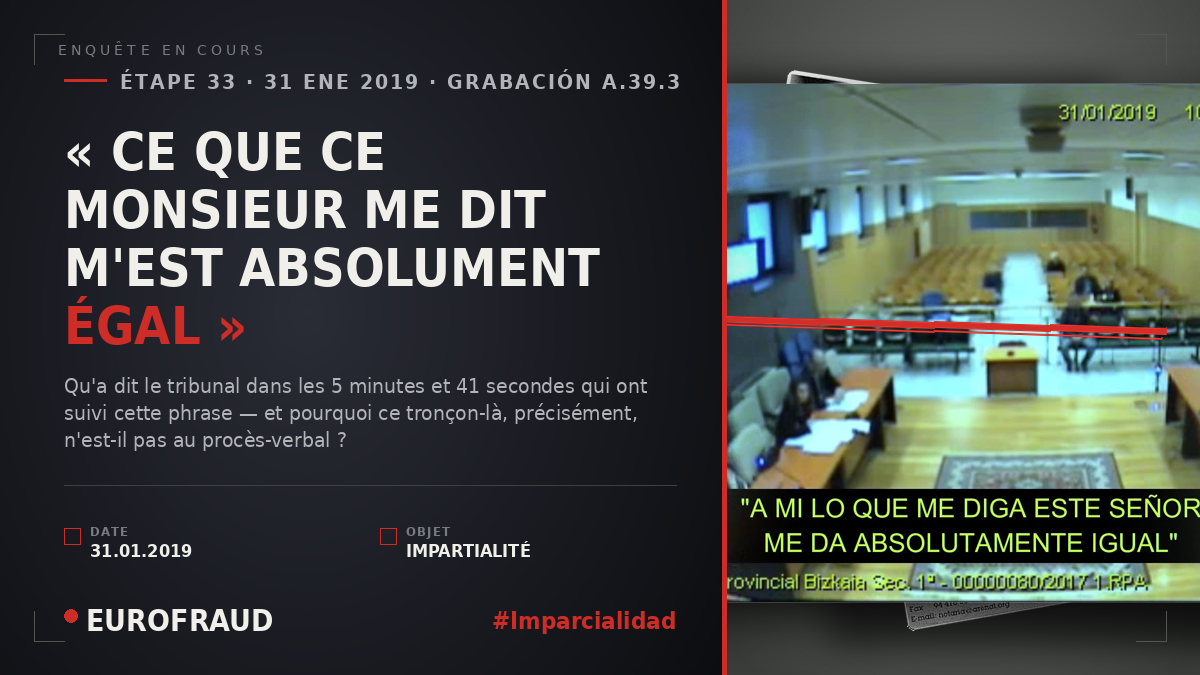 « CE QUE CE MONSIEUR ME DIT M'EST ABSOLUMENT ÉGAL »