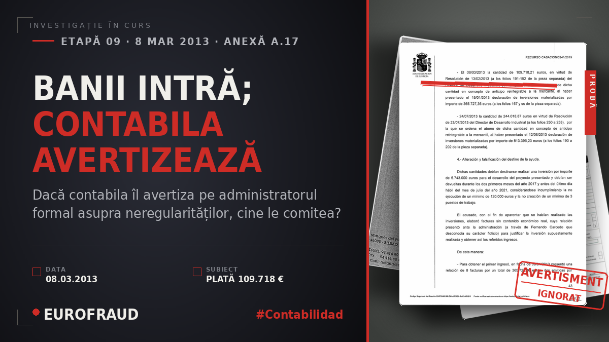 BANII INTRĂ; CONTABILA AVERTIZEAZĂ