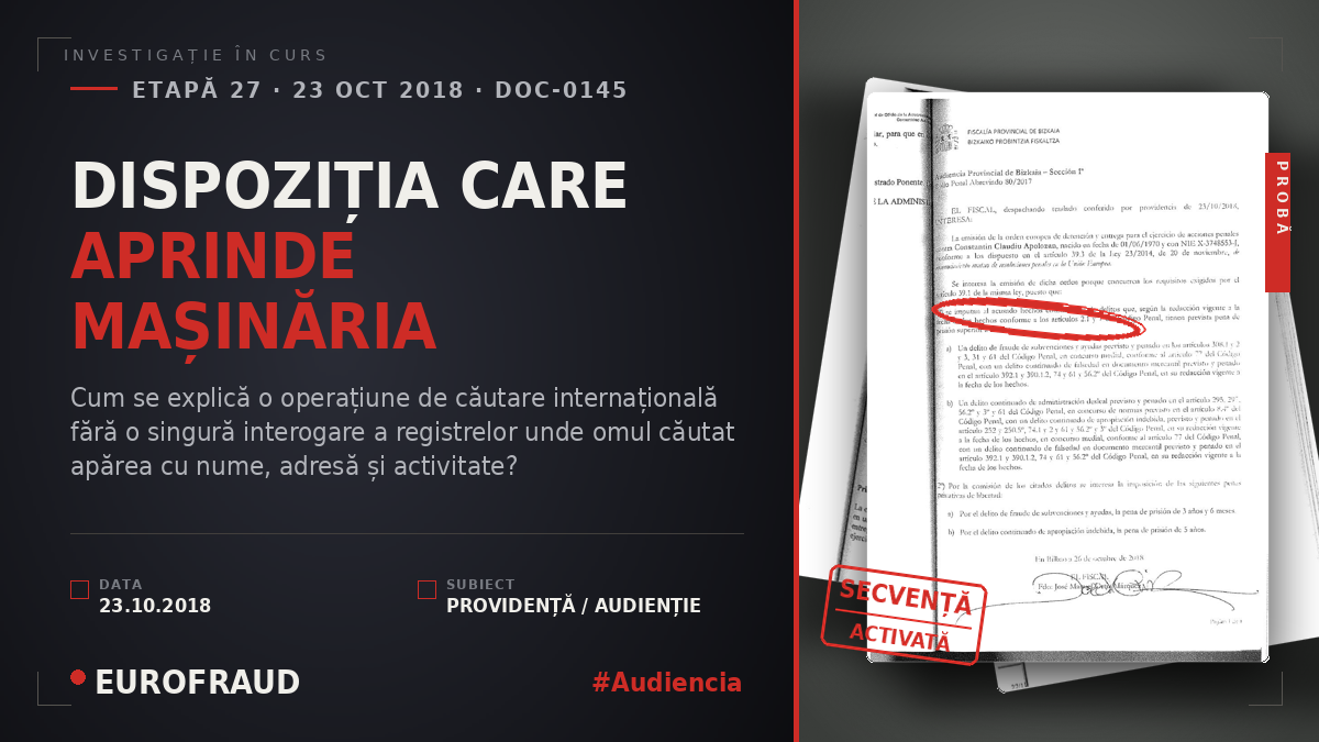DISPOZIȚIA CARE APRINDE MAȘINĂRIA