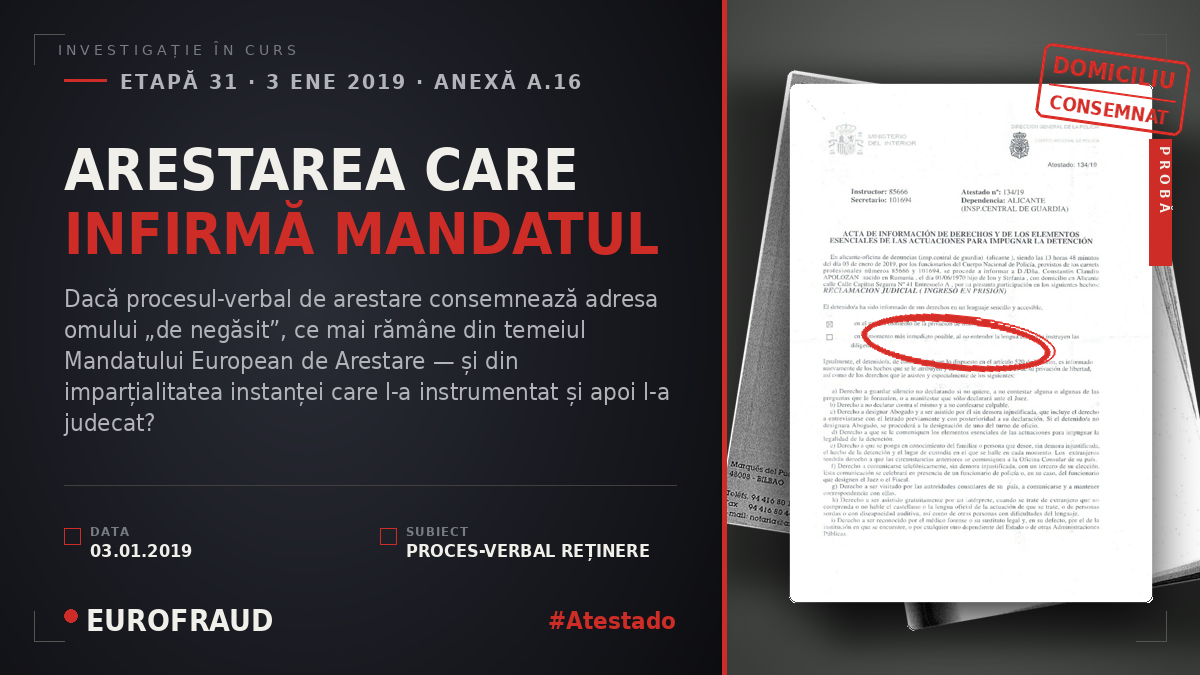 ARESTAREA CARE INFIRMĂ MANDATUL