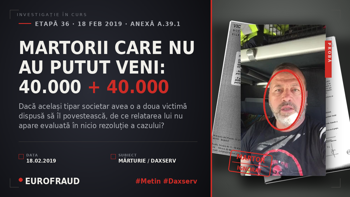 MARTORII CARE NU AU PUTUT VENI: 40.000 + 40.000